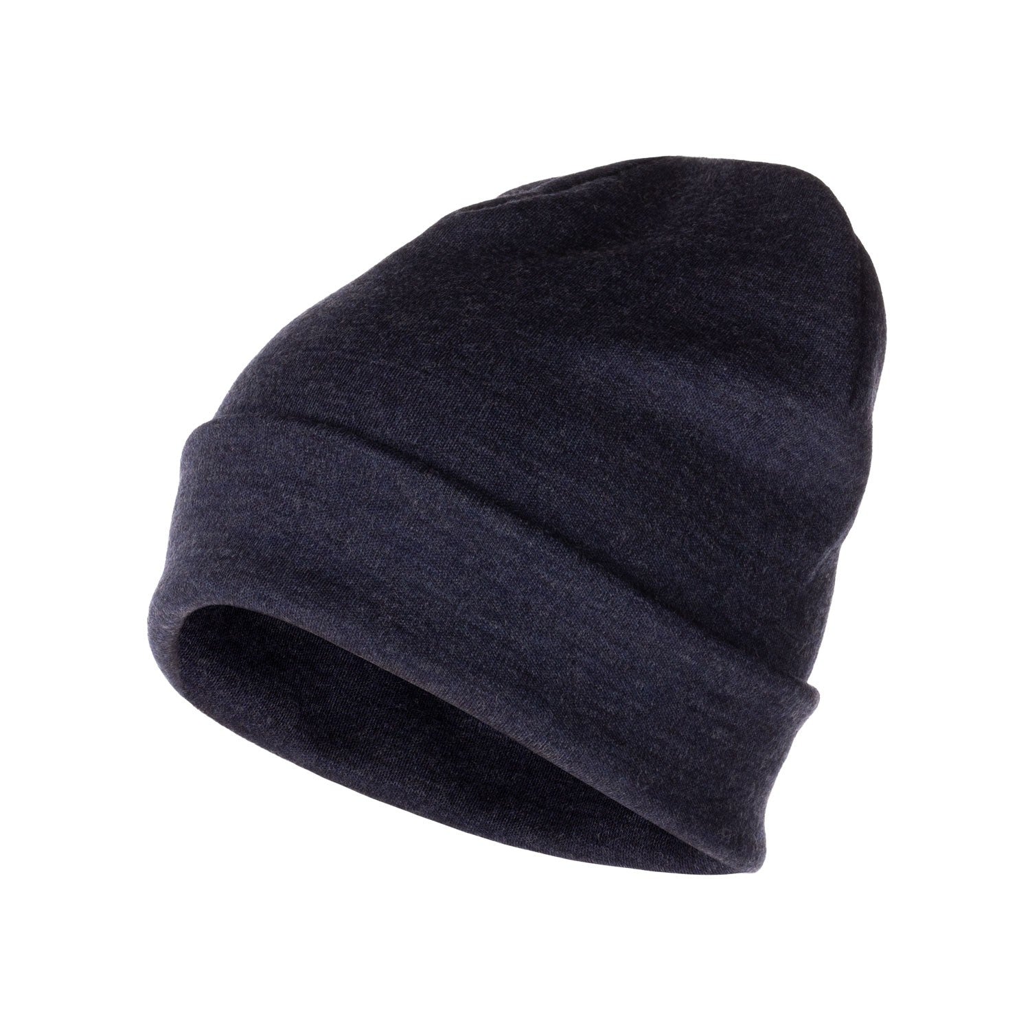 Blue Merino Wool Winter Hat – One Size