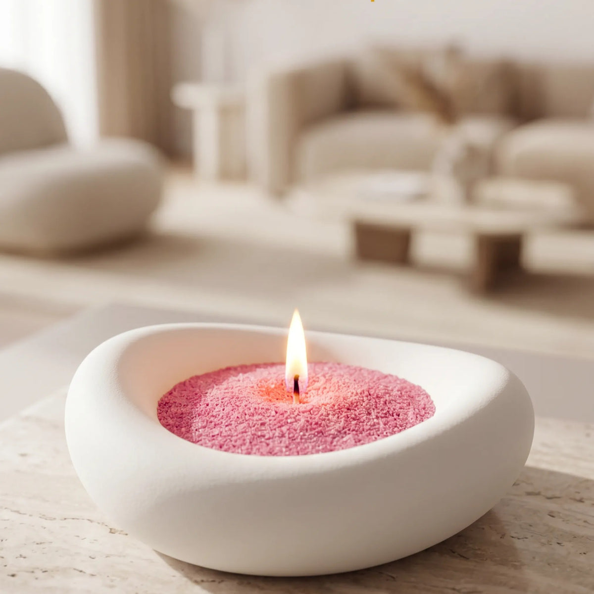 Blush Vintage Unscented Candle Sand Refill, 1kg