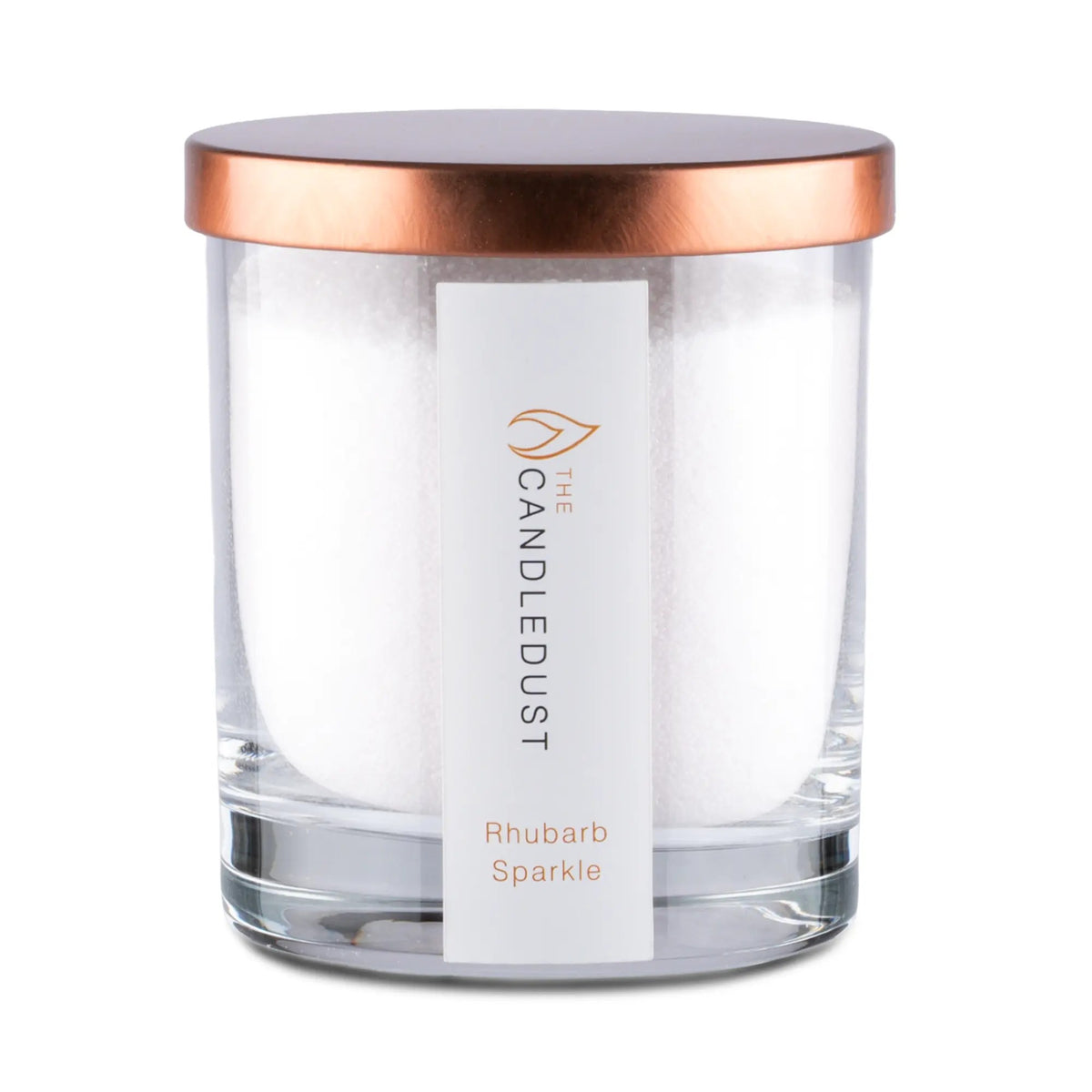 Powdered Candle in Glass - Rhubarb Sparkle 160g