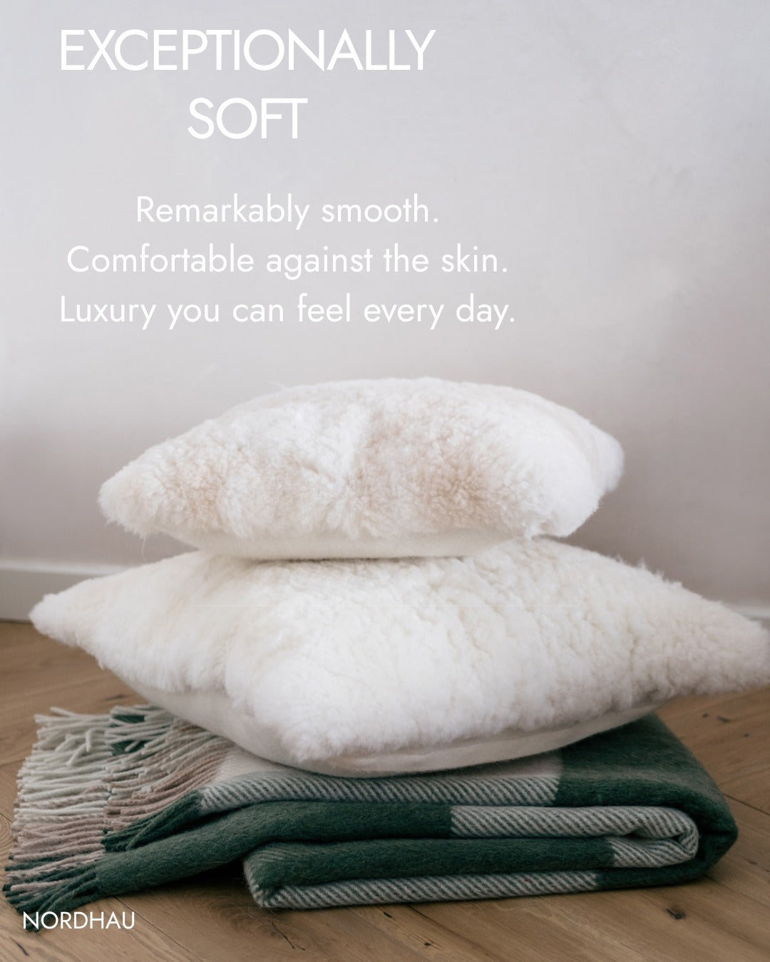 Alpaca wool throw softness