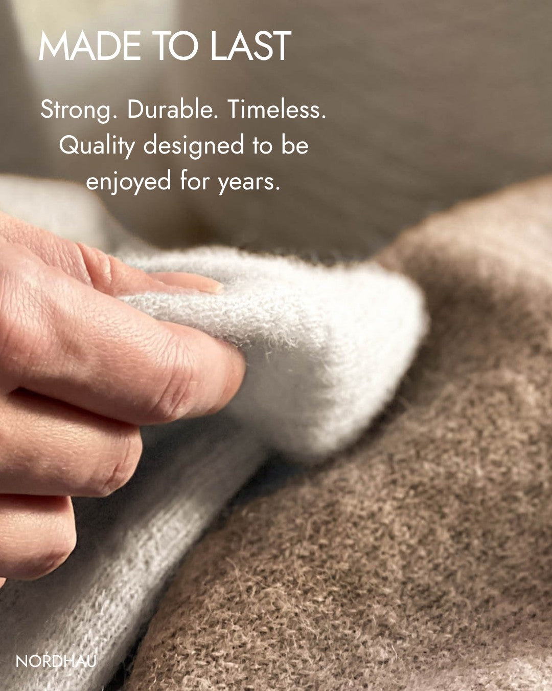 Alpaca wool throw durability