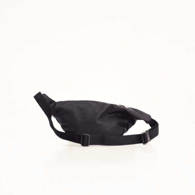 Papillon No. 22 black leather belt bag handmade in Europe