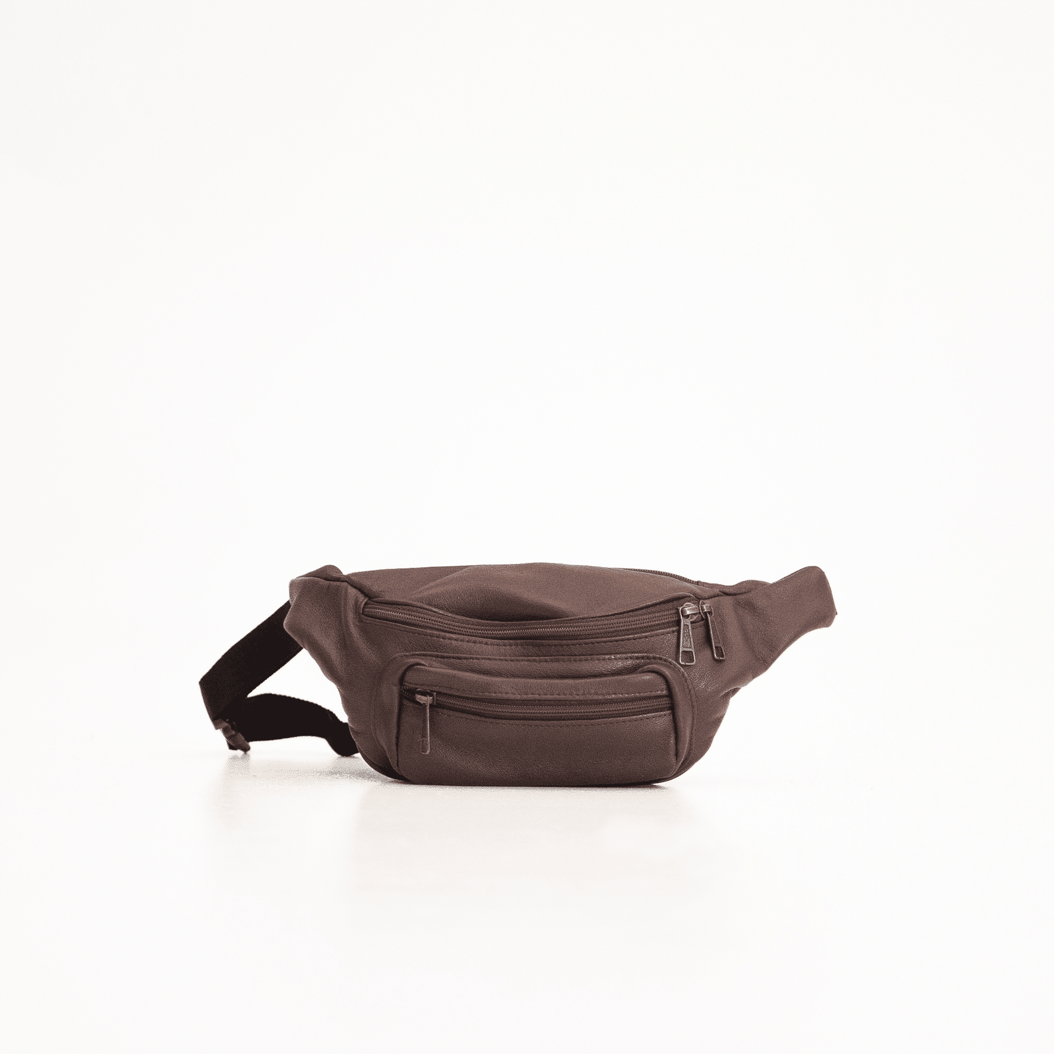 Leather Belt Bag No. 22 - Brown | Handmade in Europe | NORDHAU