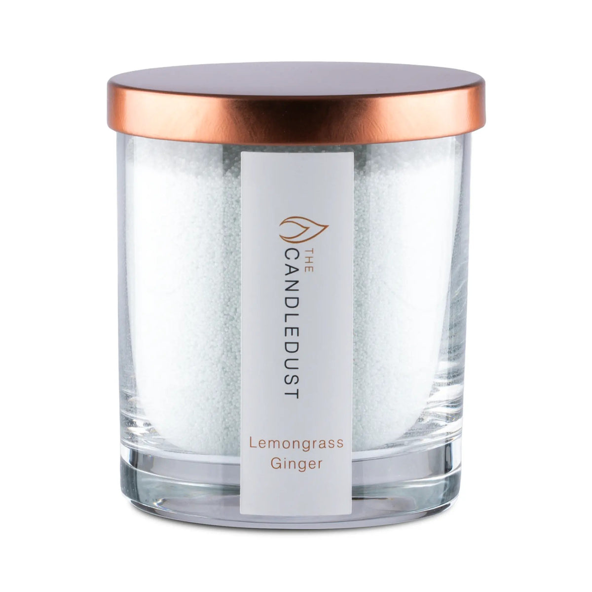 Candledust Lemongrass Ginger Scented Candle in Glass, 160g
