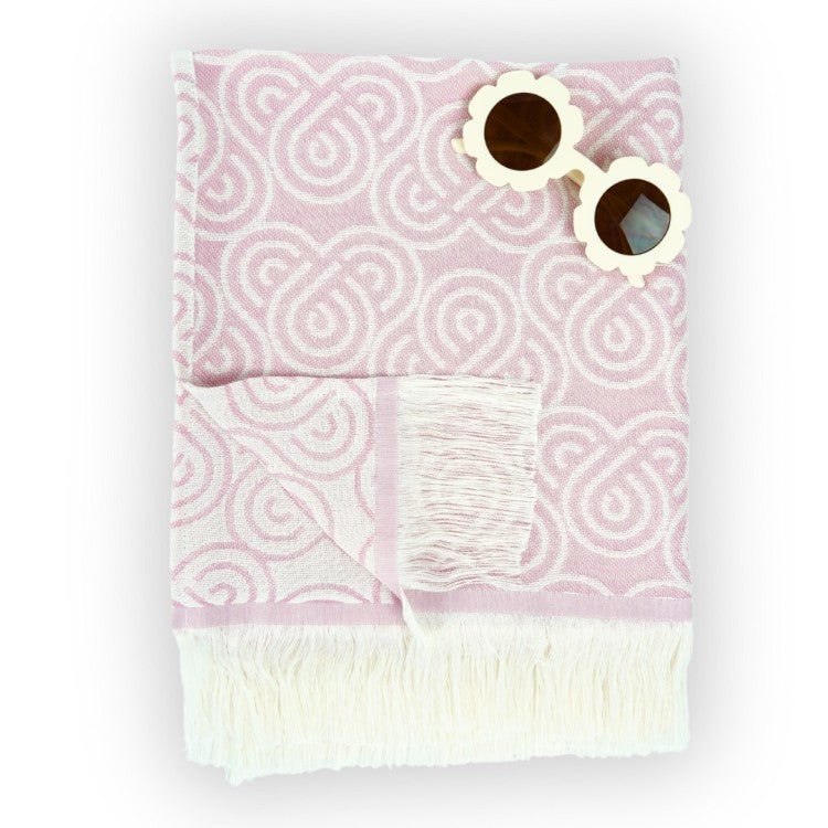 Kids Bamboo Bath Towel (50 x 90 cm) - Light Pink