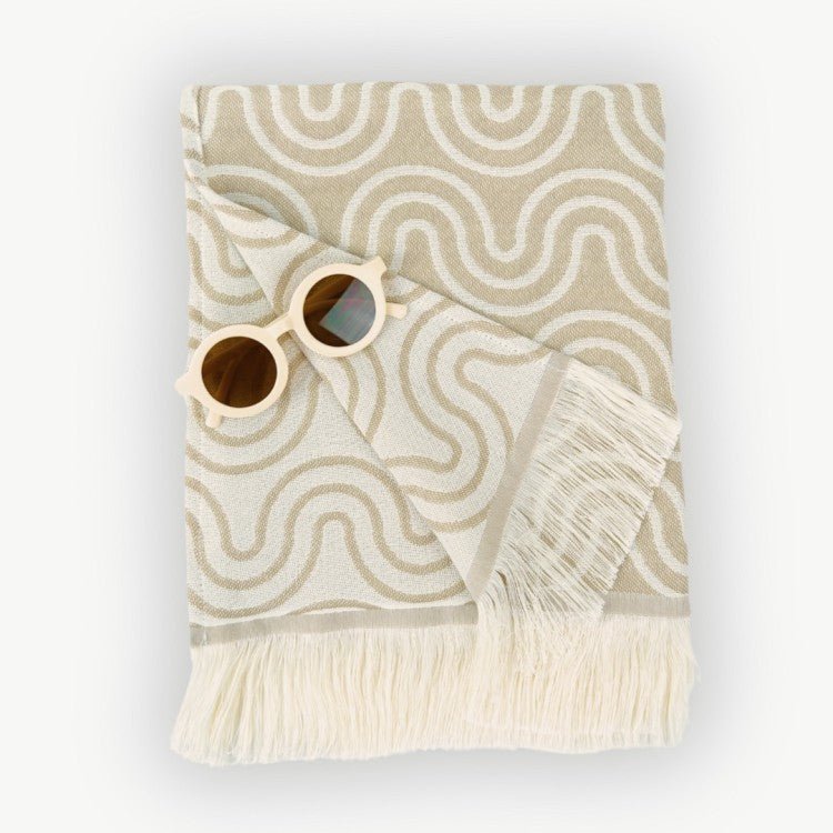 Kids Bamboo Bath Towel (50 x 90 cm) - Sand