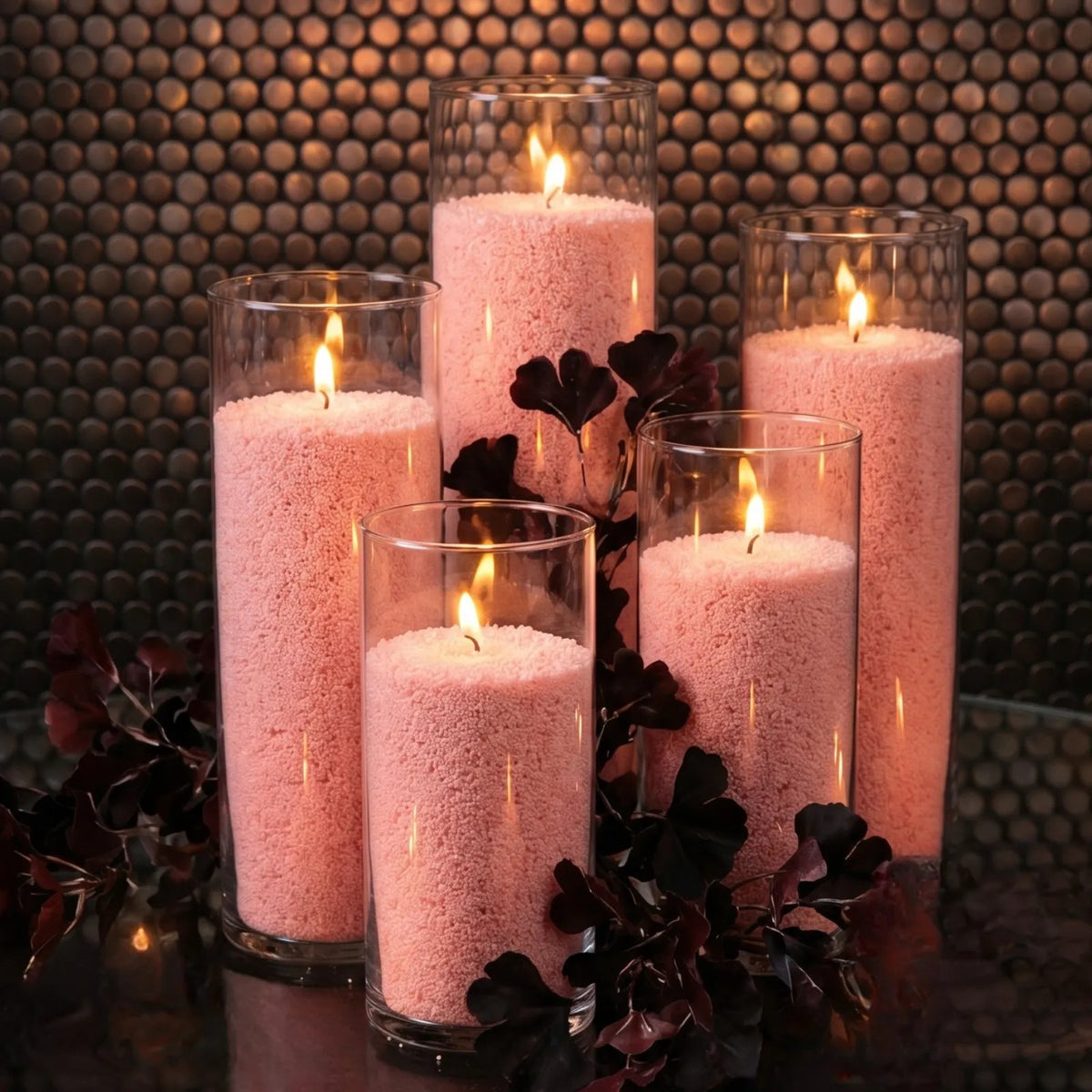 Peach Unscented Candle Sand Refill, 1kg