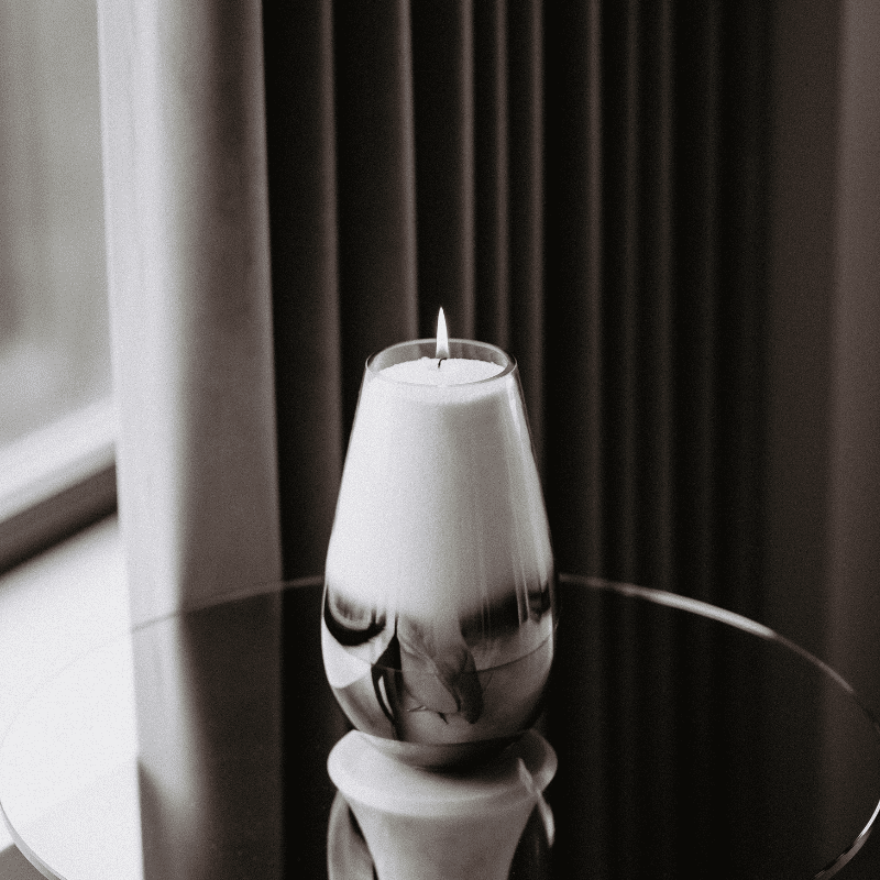 Unscented Powdered Candles