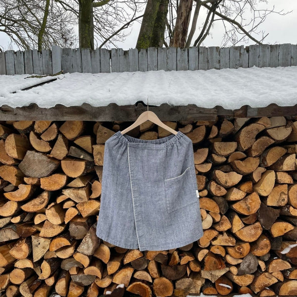 Men's Linen Sauna Skirt
