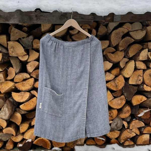 Women's Linen Sauna Skirt