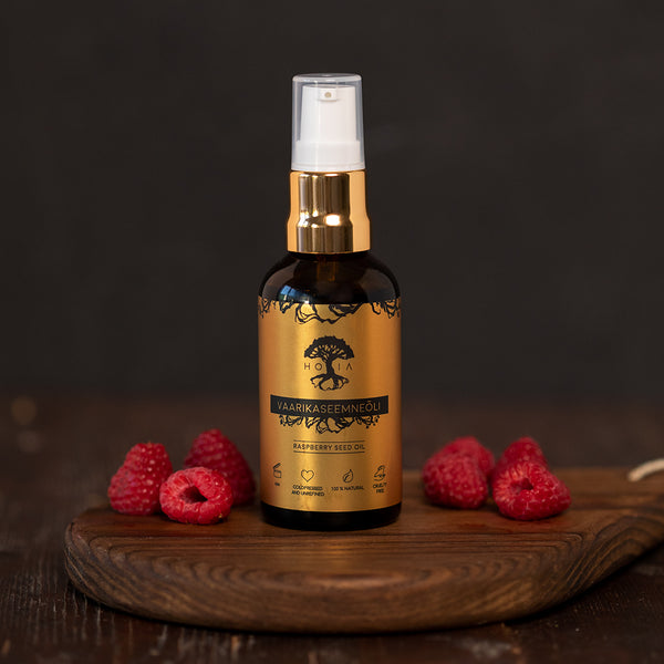 Premium Raspberry Seed Oil – Facial & Body Elixir