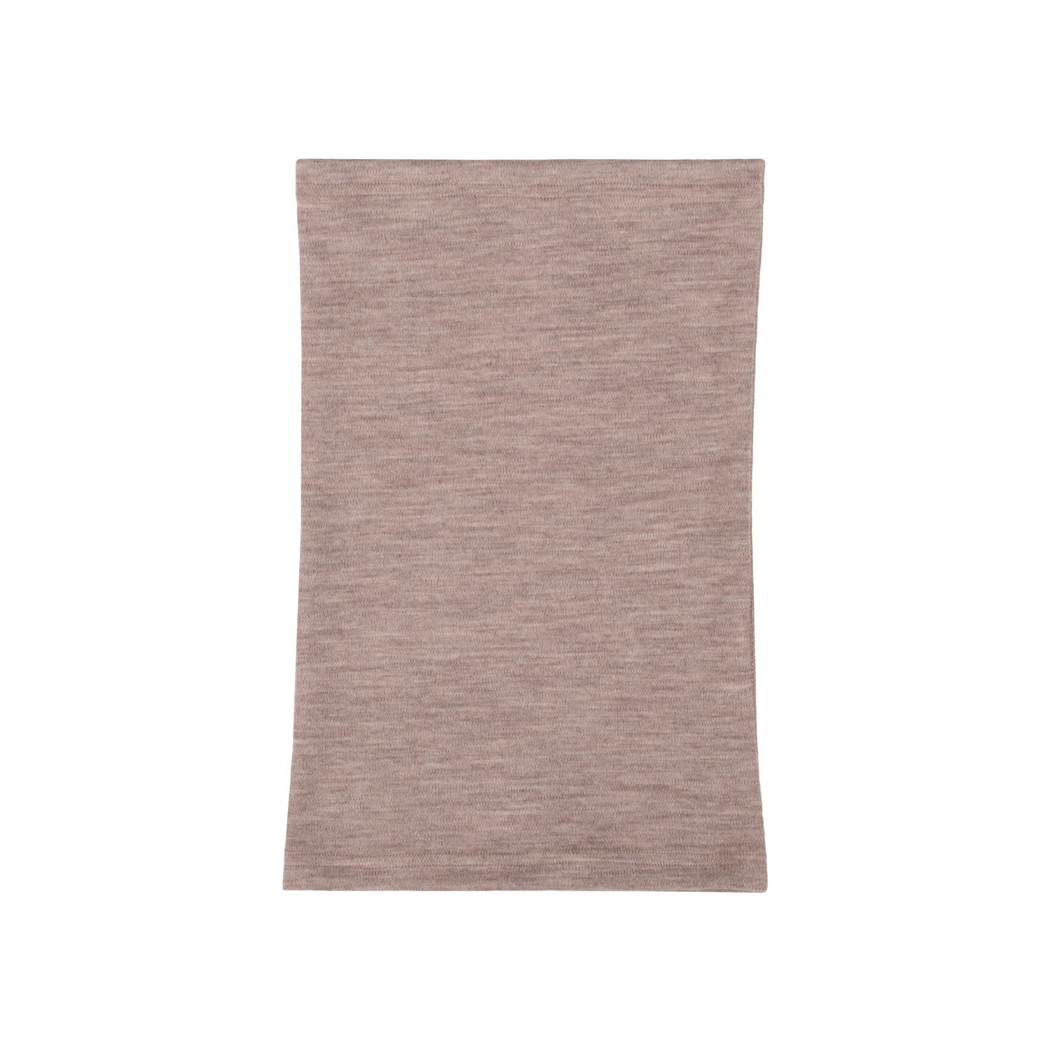 Beige Merino Wool Tube Scarf – One Size