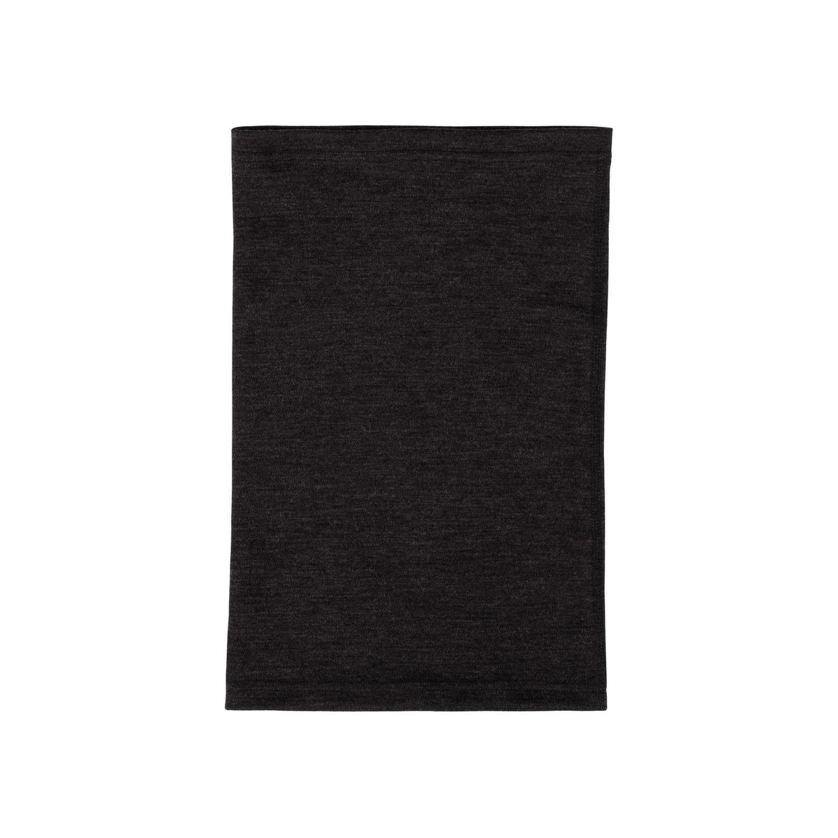 Black Merino Wool Tube Scarf – One Size