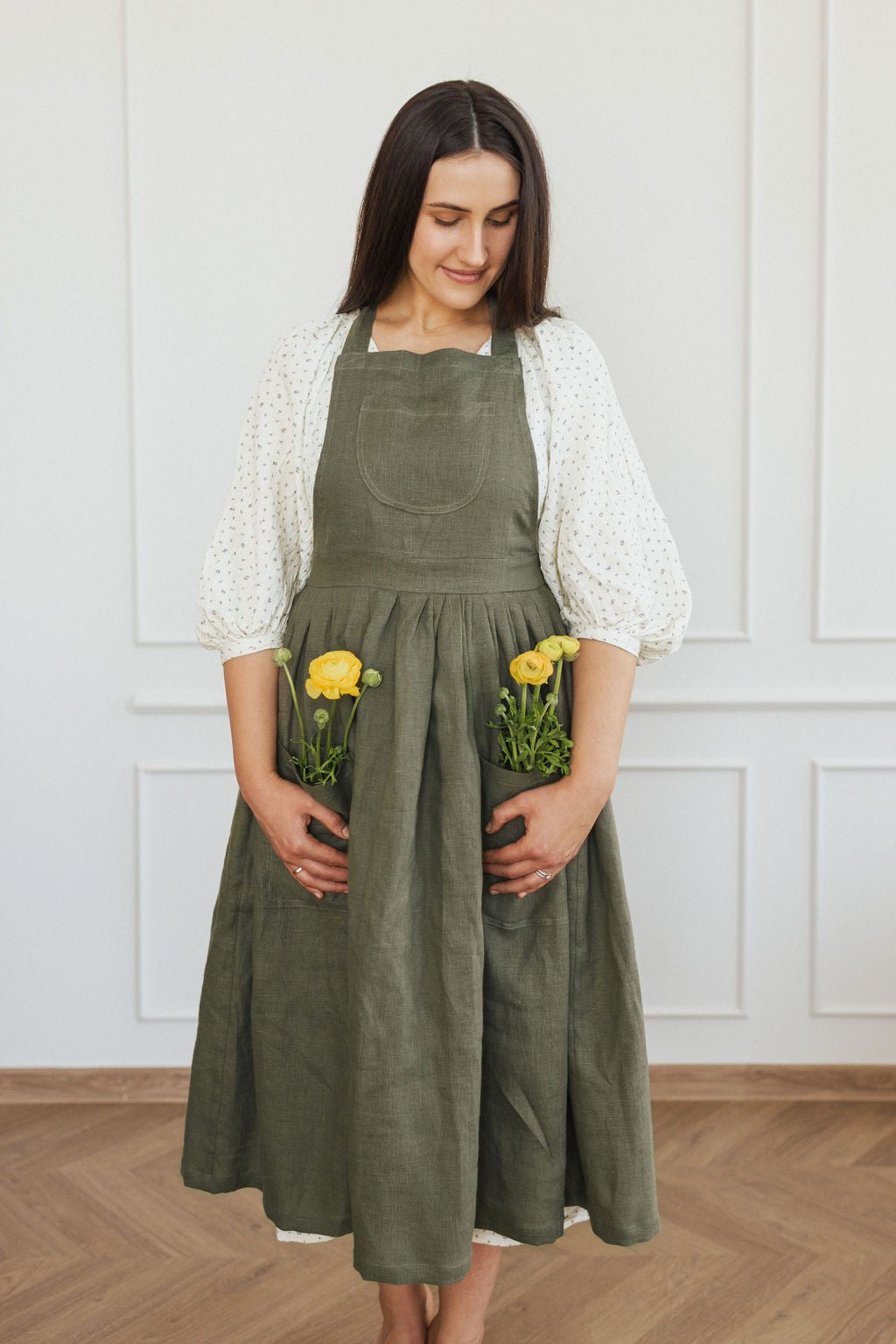 Linen Retro Apron