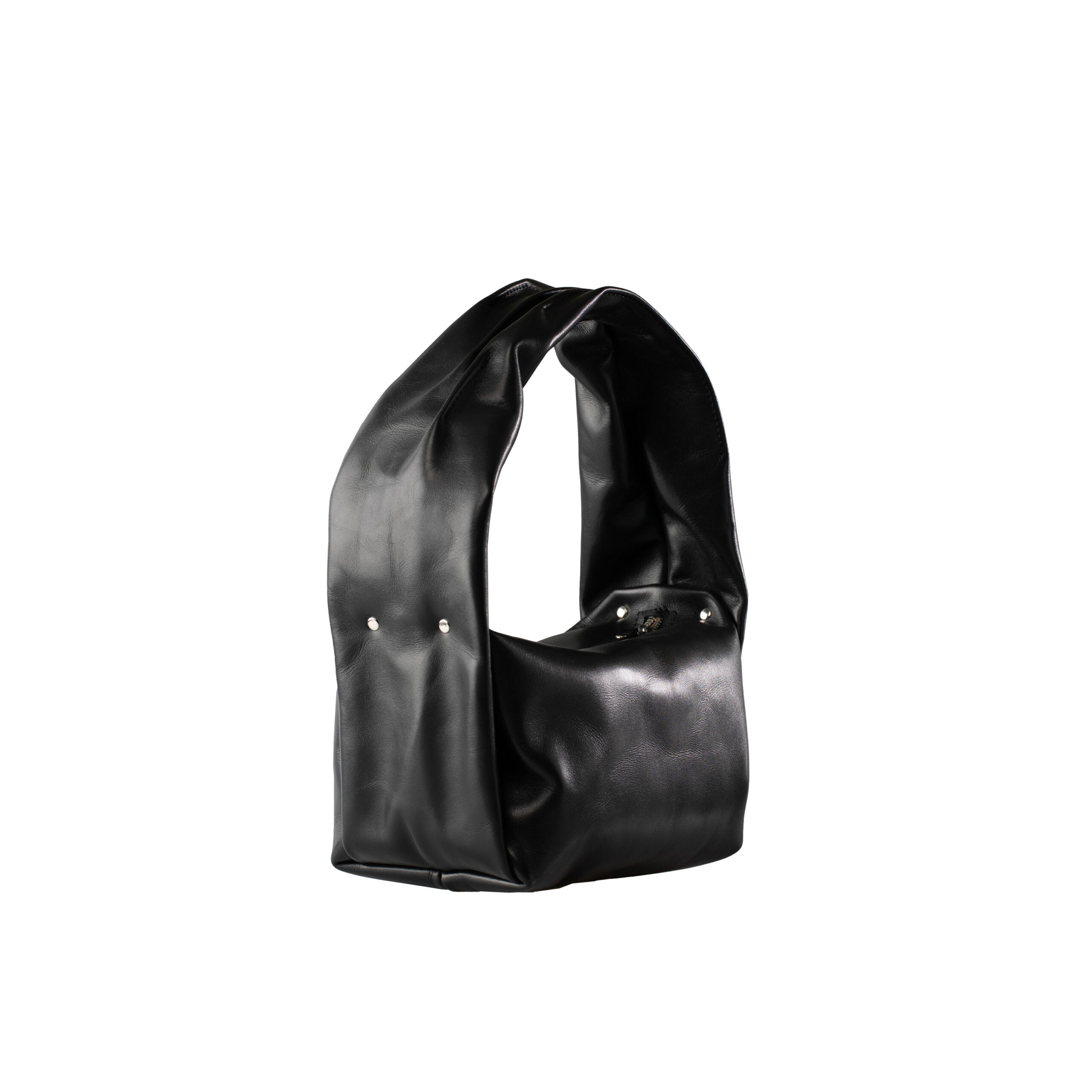 Soft Leather Baguette Handbag Luna