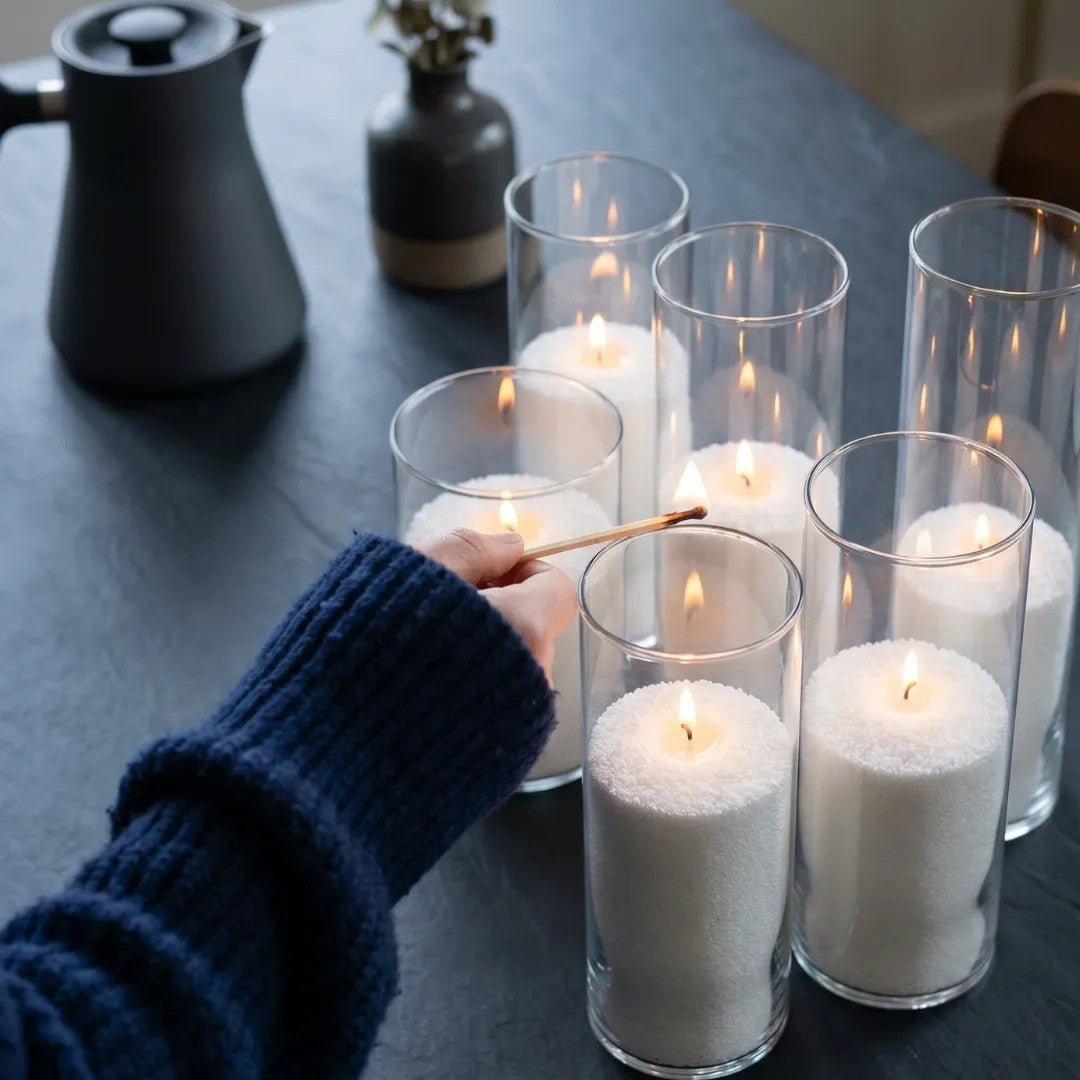 White Unscented Candle Sand Refill, 1kg