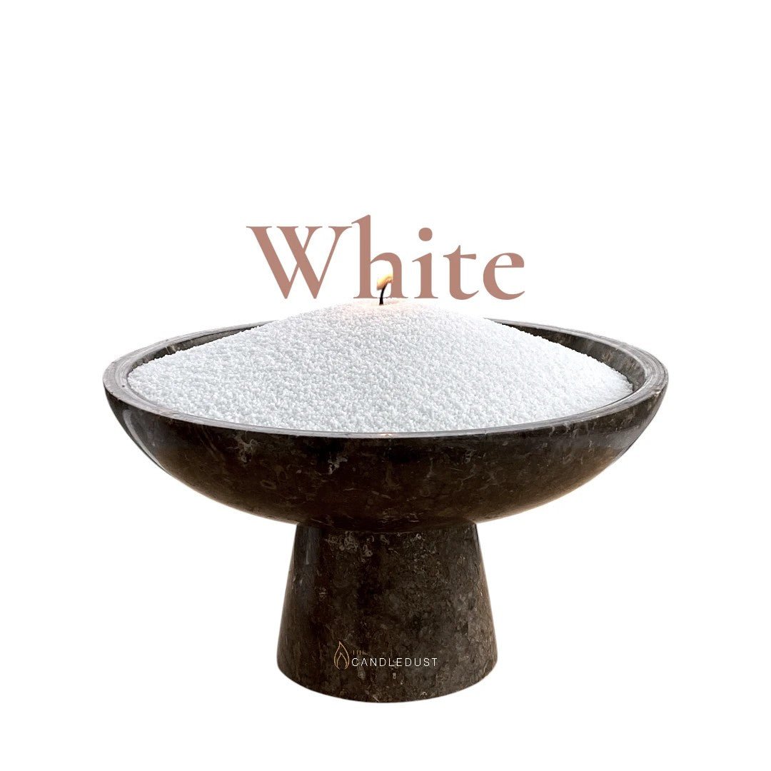 White Unscented Candle Sand Refill, 1kg